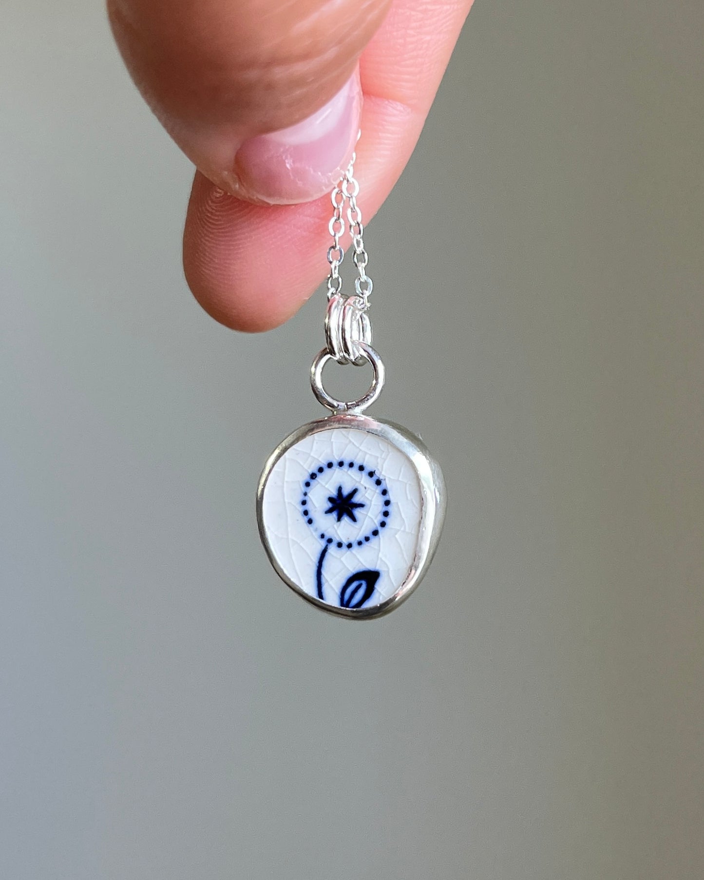 Upcycled Pottery Necklace