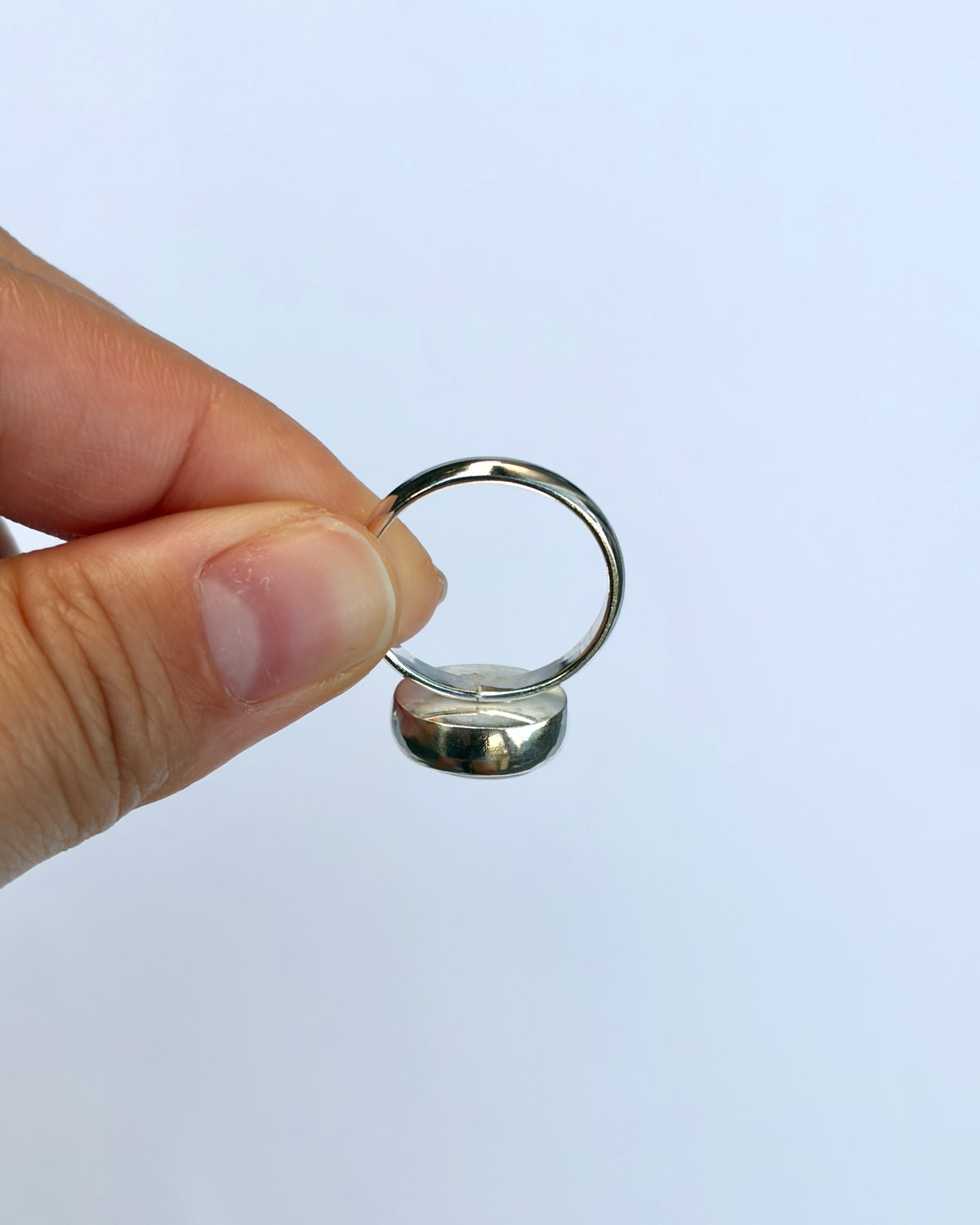 Small Bezel Ring - Pink Morganite