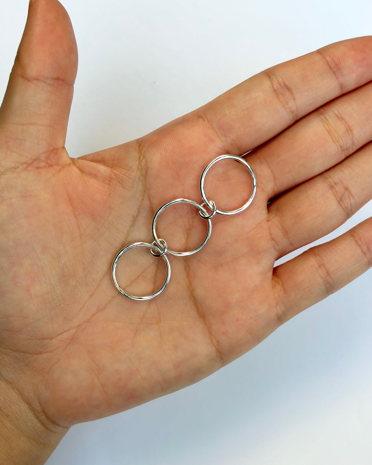 Interlocking Hoop Ring