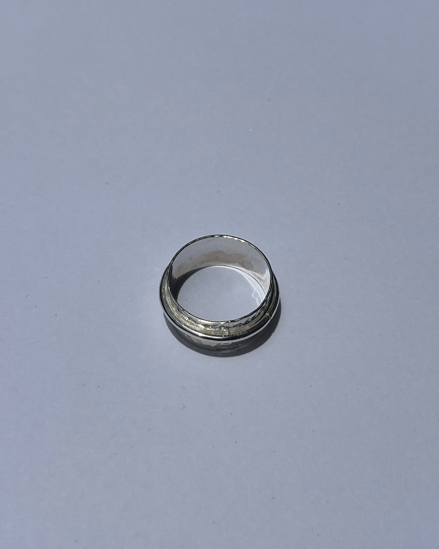 Hammered Band Statement Ring