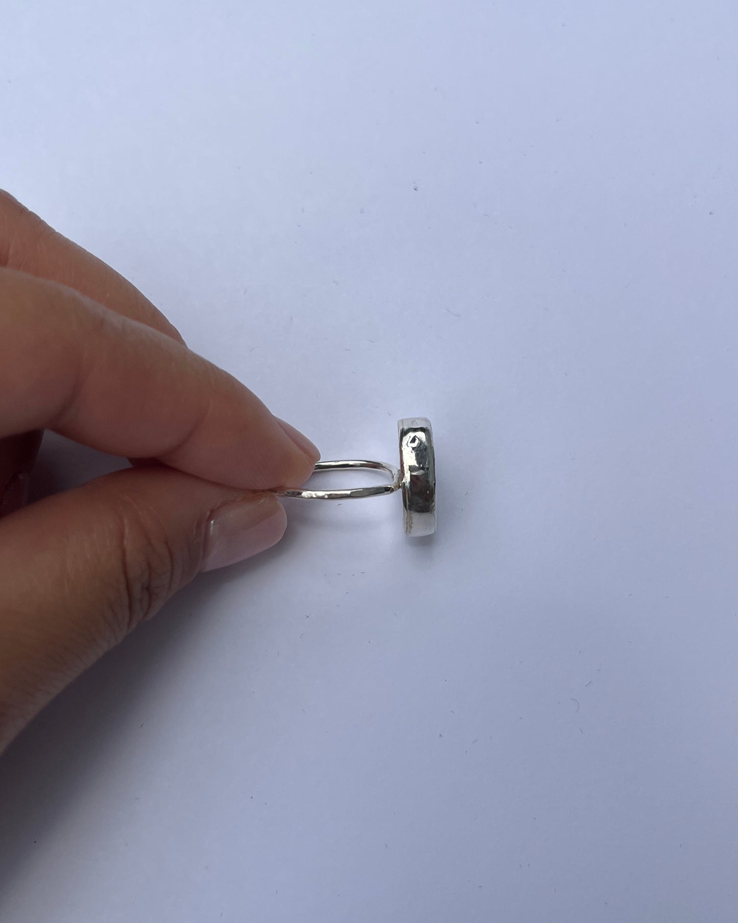 Pottery Bezel Ring
