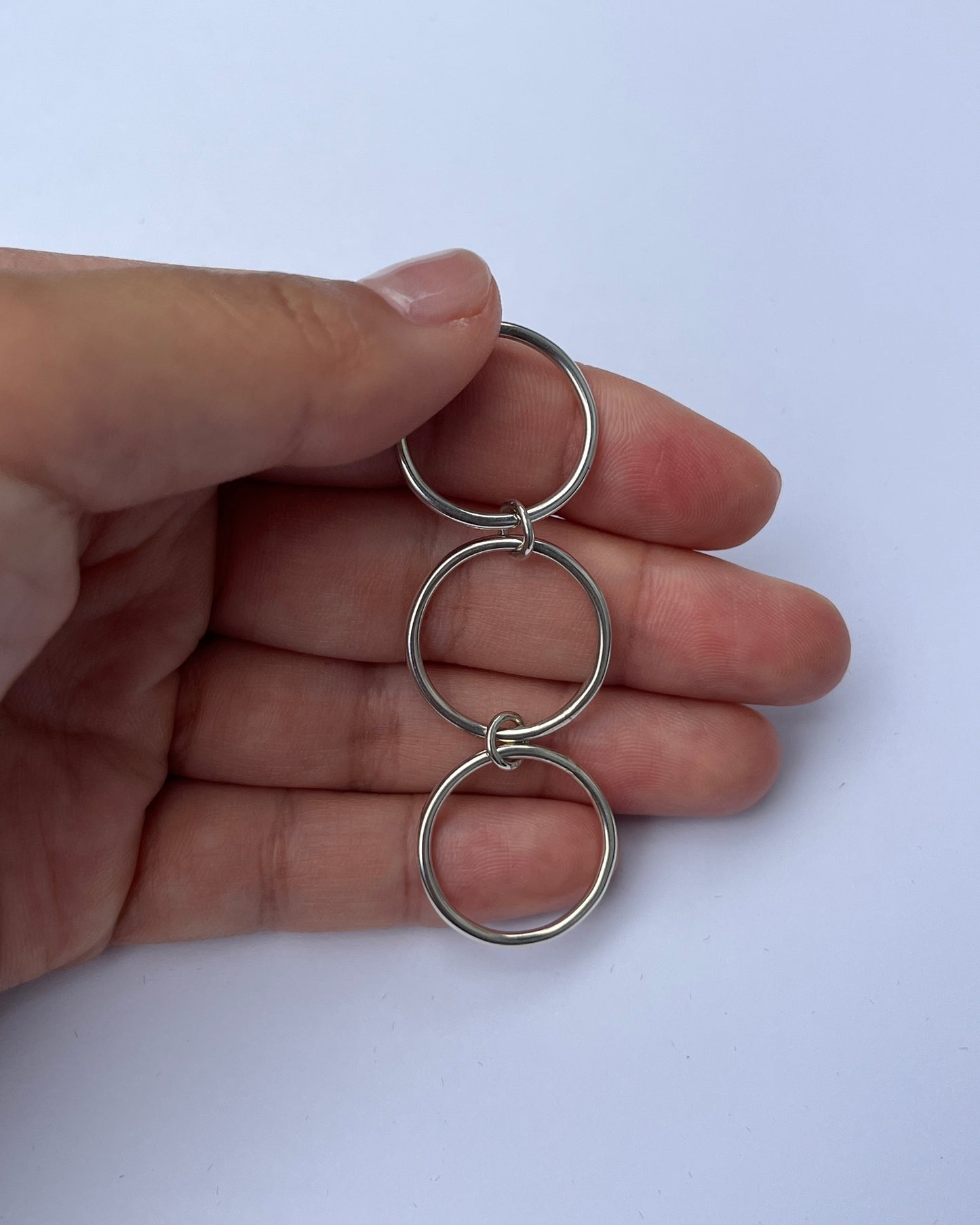 Interlocking Hoop Ring