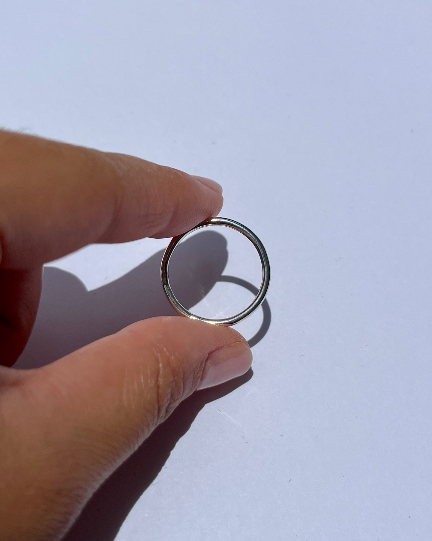 Simple Sterling Silver Band