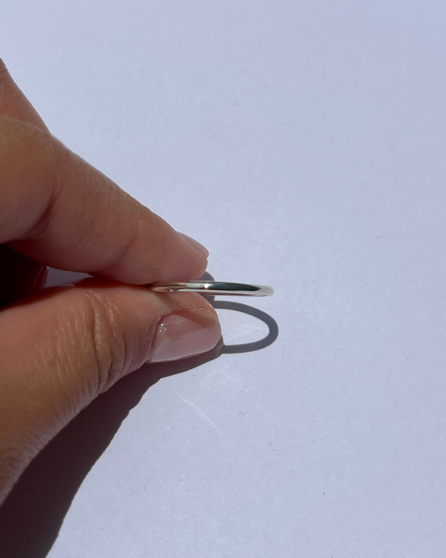 Simple Sterling Silver Band