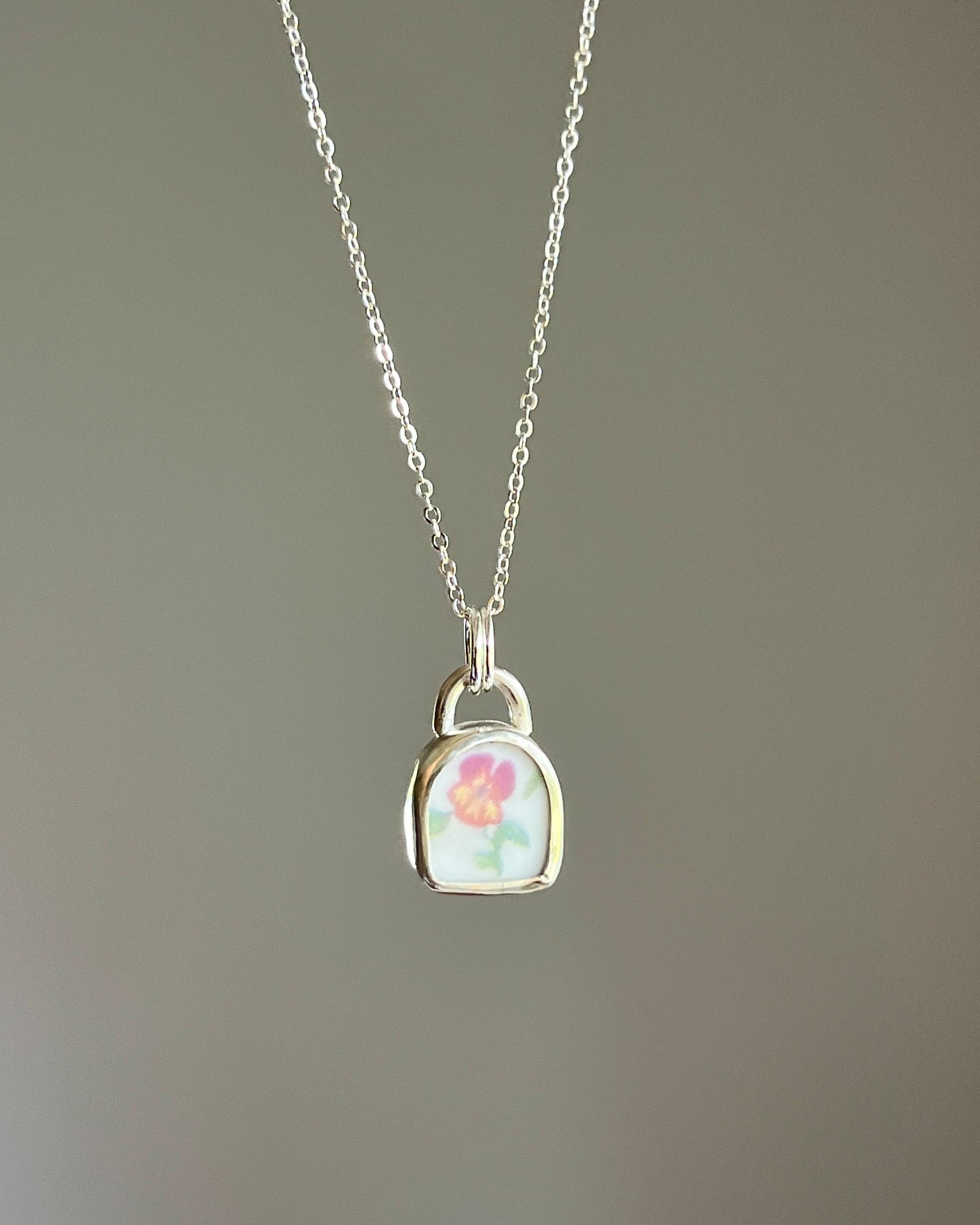 Upcycled Pottery Necklace
