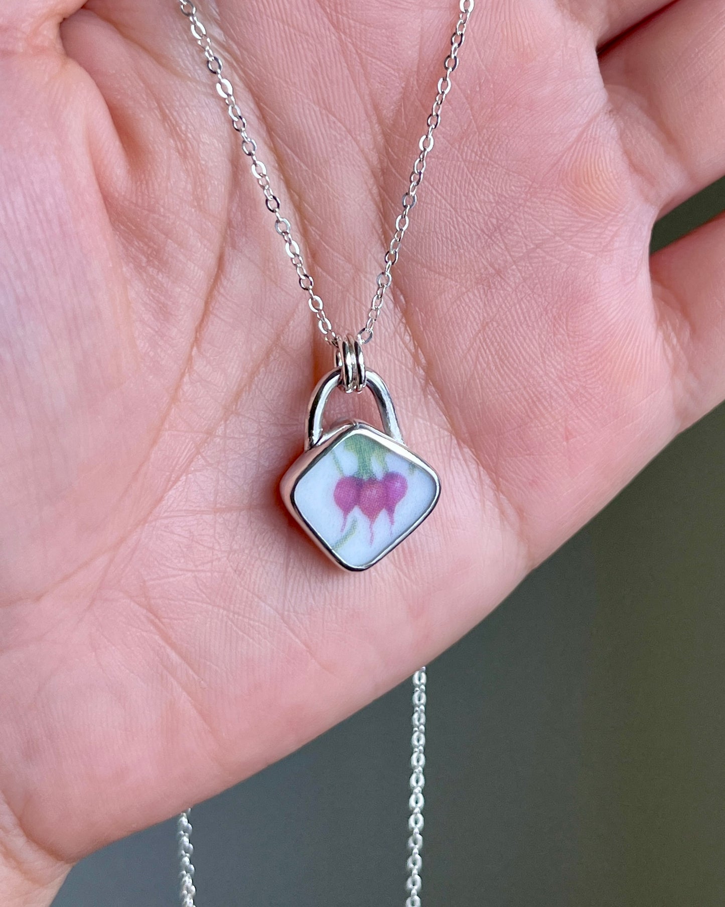 Upcycled Pottery Necklace