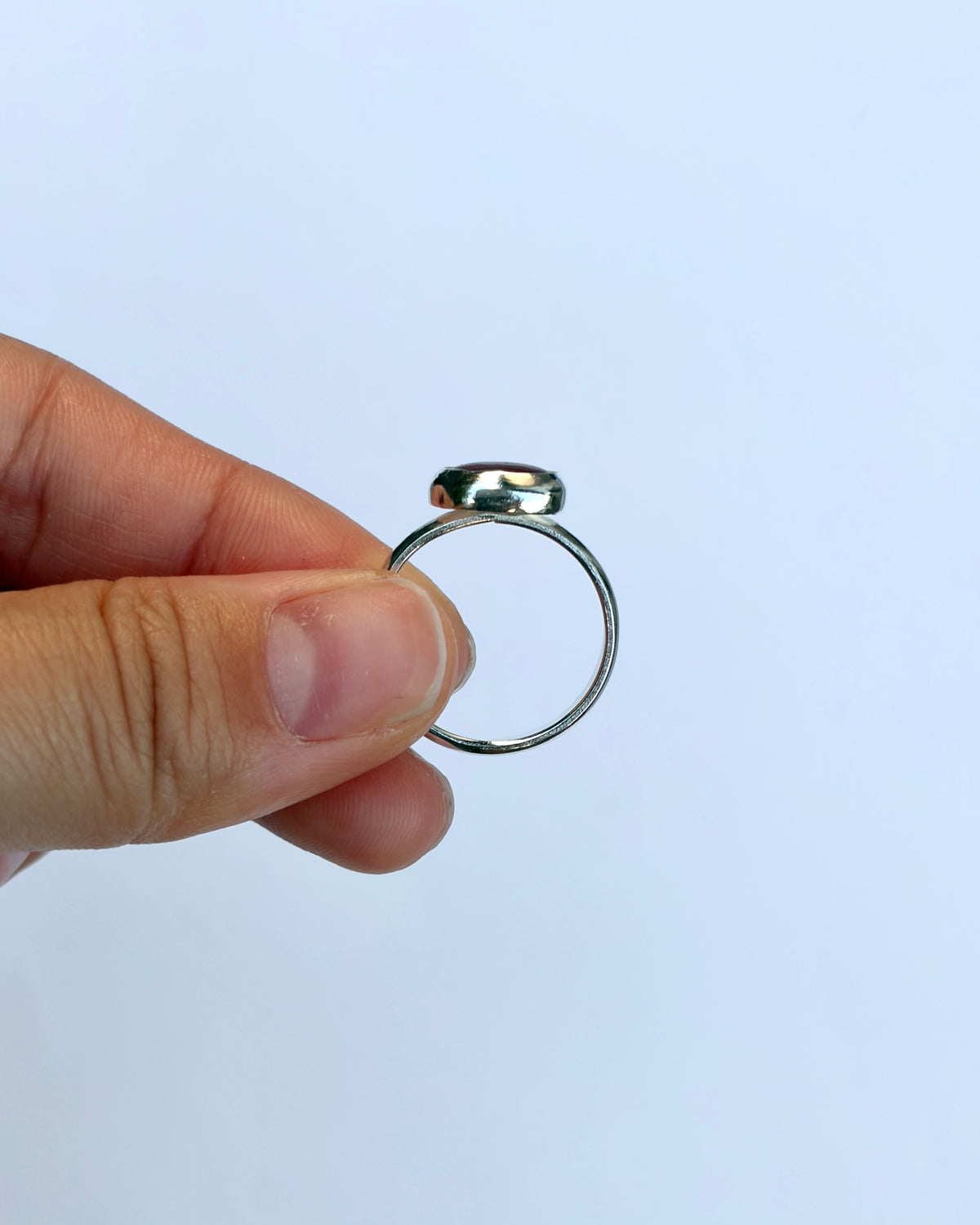 Small Bezel Ring - Pink Tourmaline