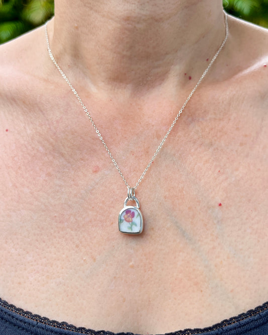 Upcycled Pottery Necklace