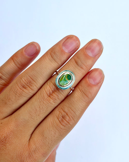 Plate Ring - Ocean Jasper