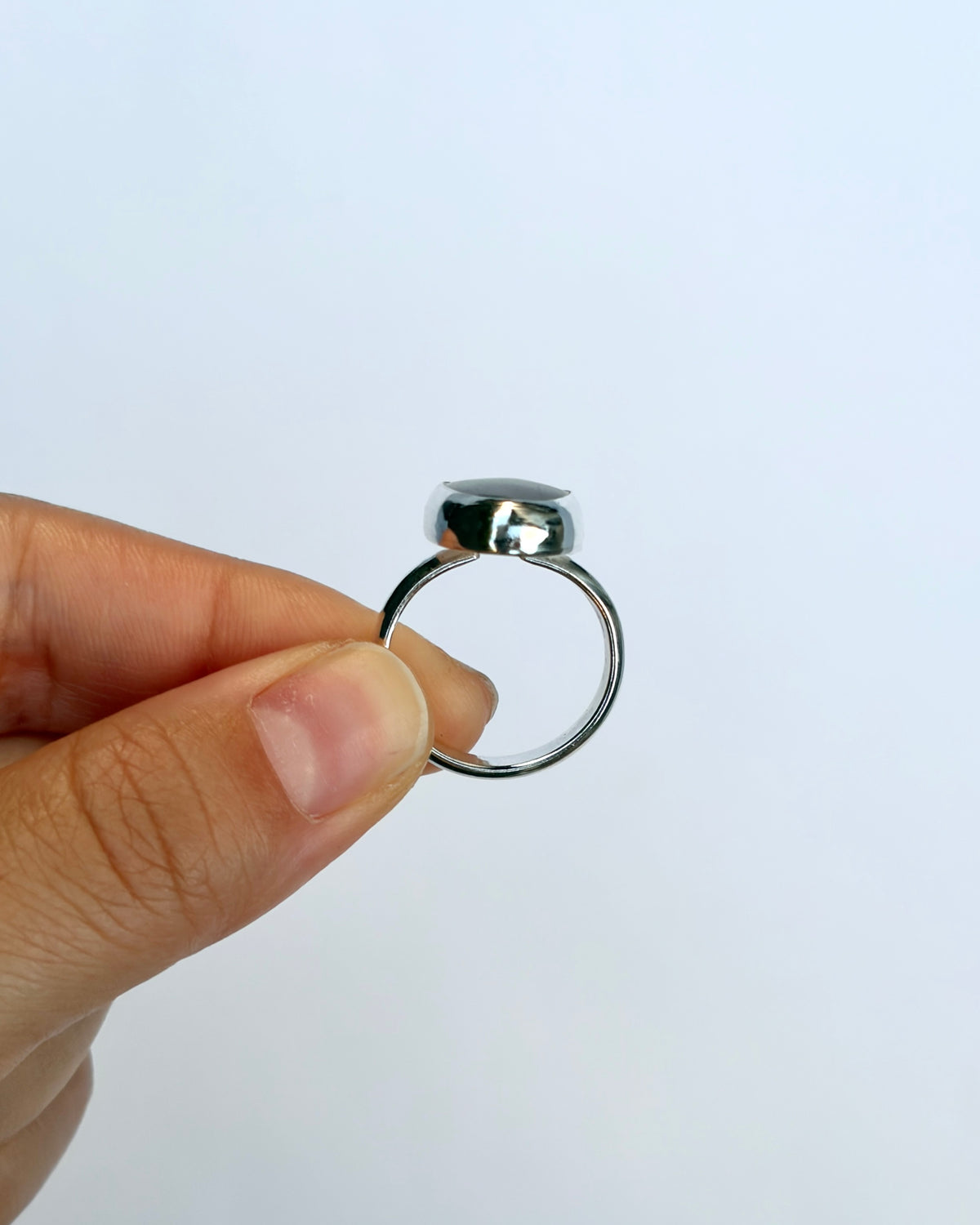 Large Bezel Ring - Fluorite