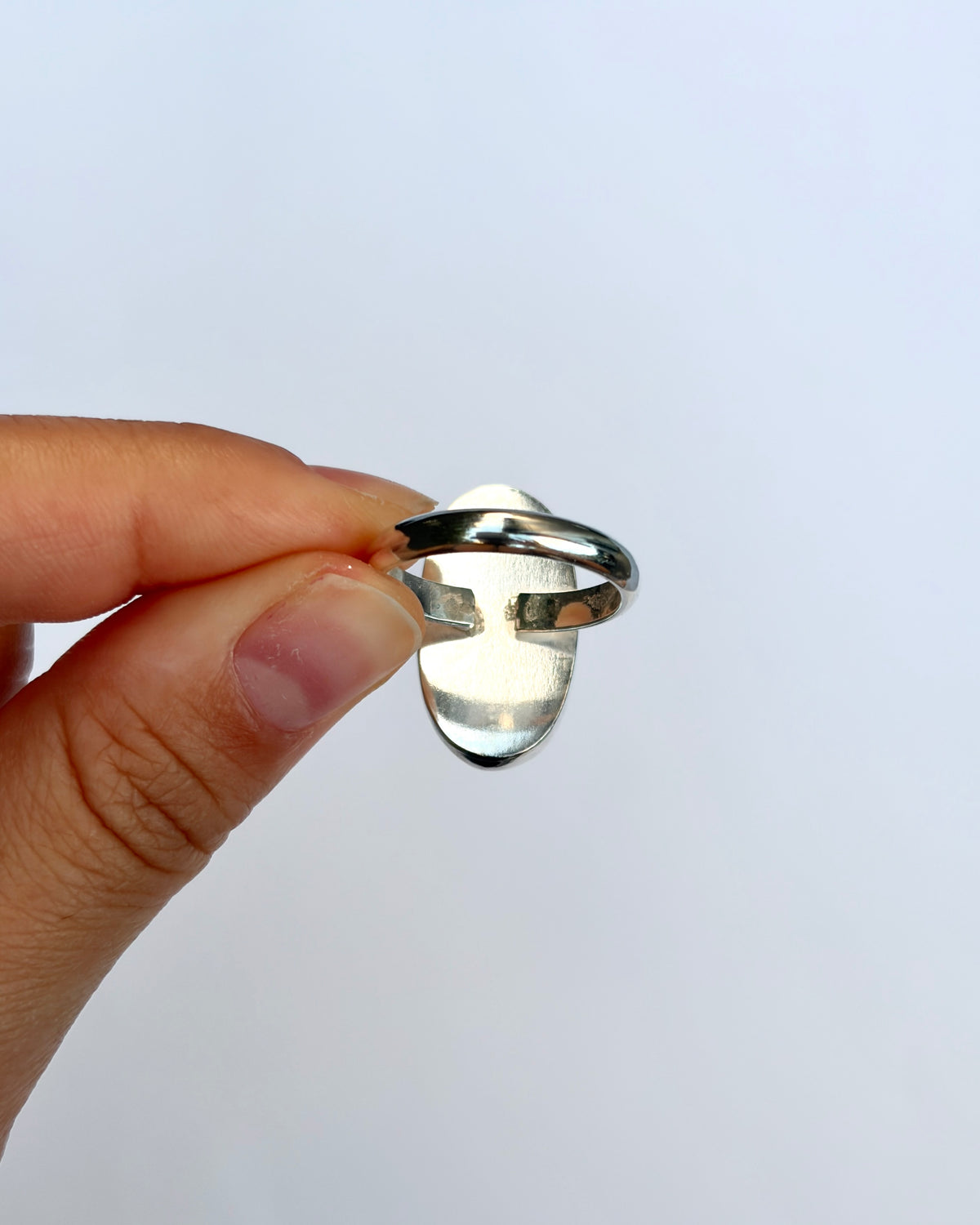Large Bezel Ring - Fluorite