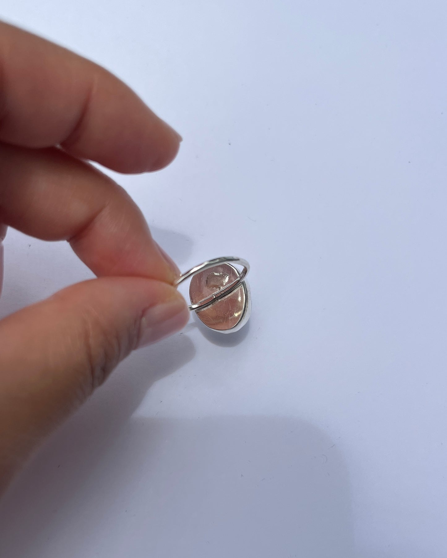 Pottery Bezel Ring