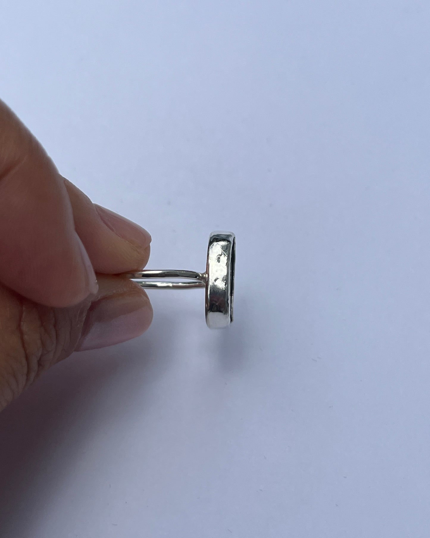 Pottery Bezel Ring