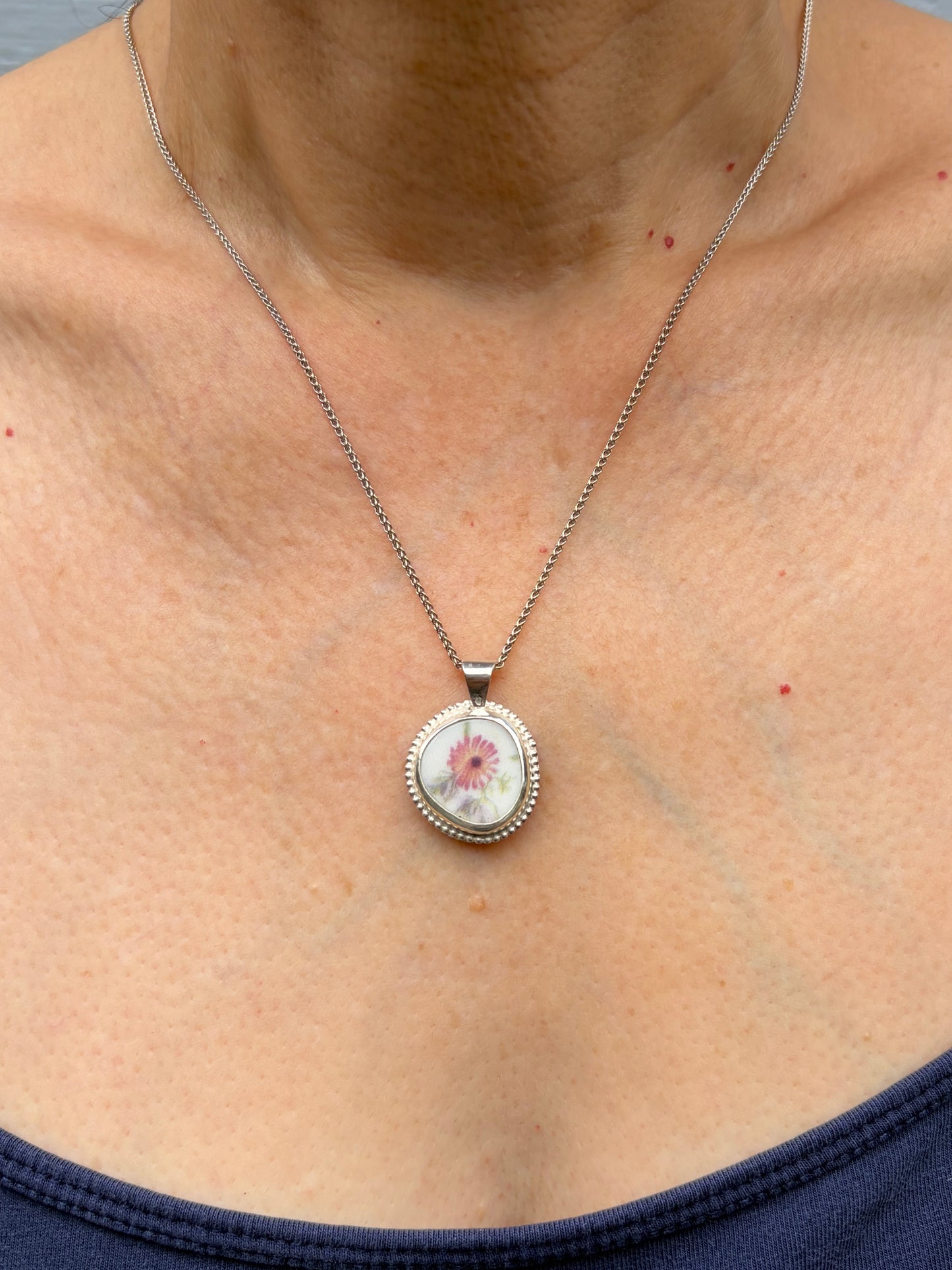 Upcycled Pottery Necklace
