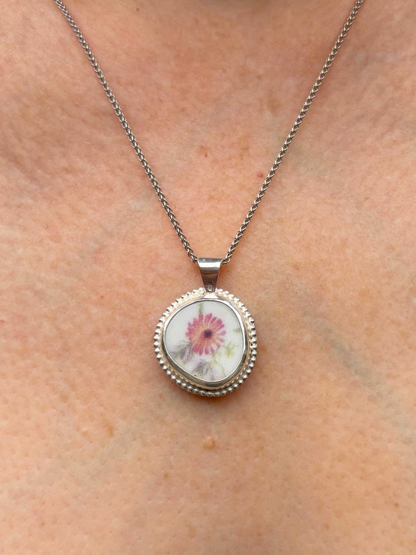 Upcycled Pottery Necklace