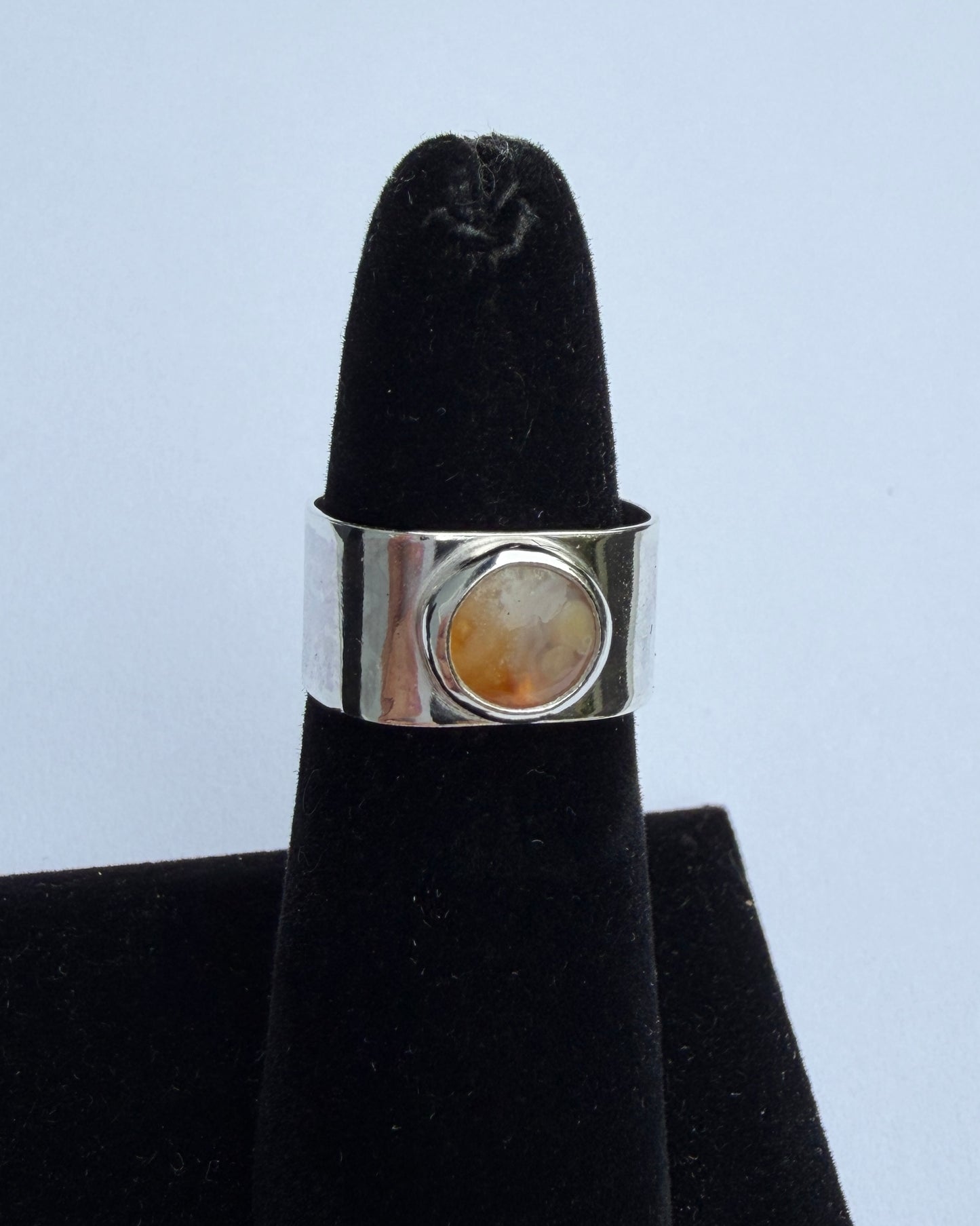 Lantern Ring - Orbicular Ocean Jasper