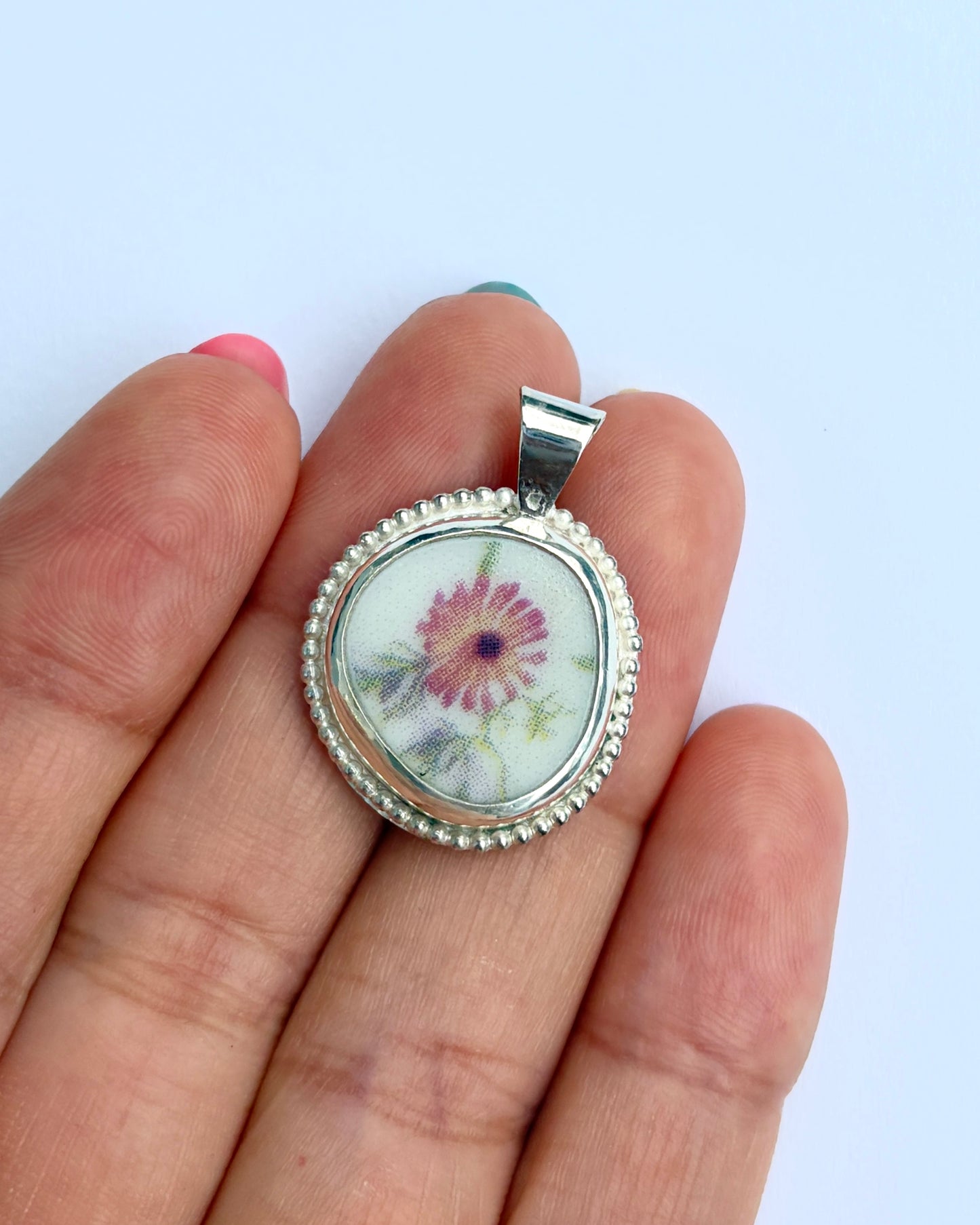 Upcycled Pottery Necklace