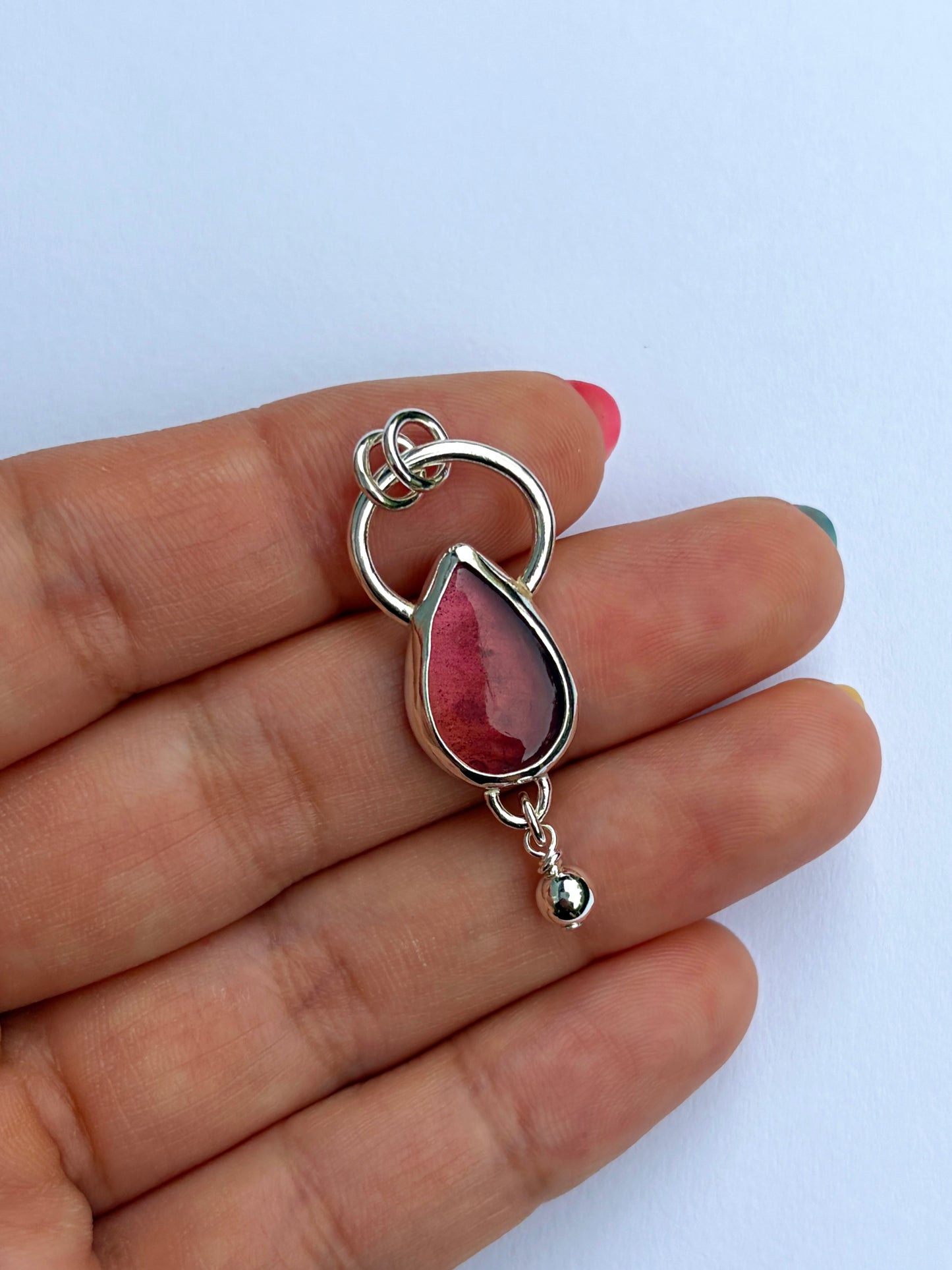 Septum Bezel Pendant - Rosarita