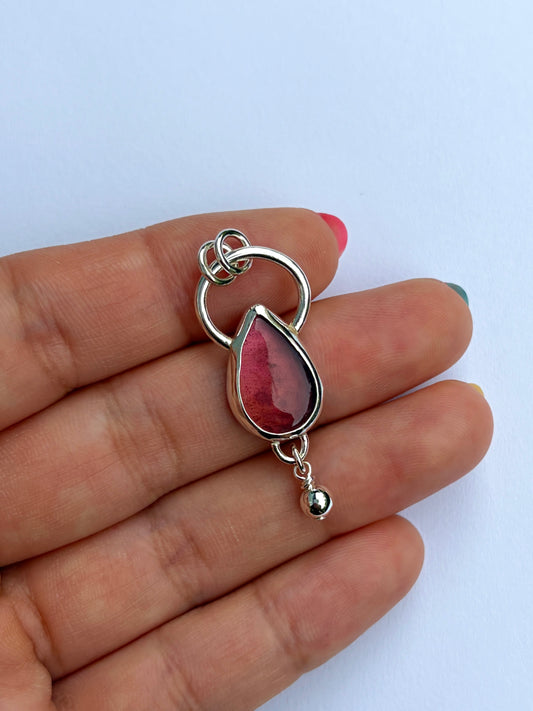 Septum Bezel Pendant - Rosarita