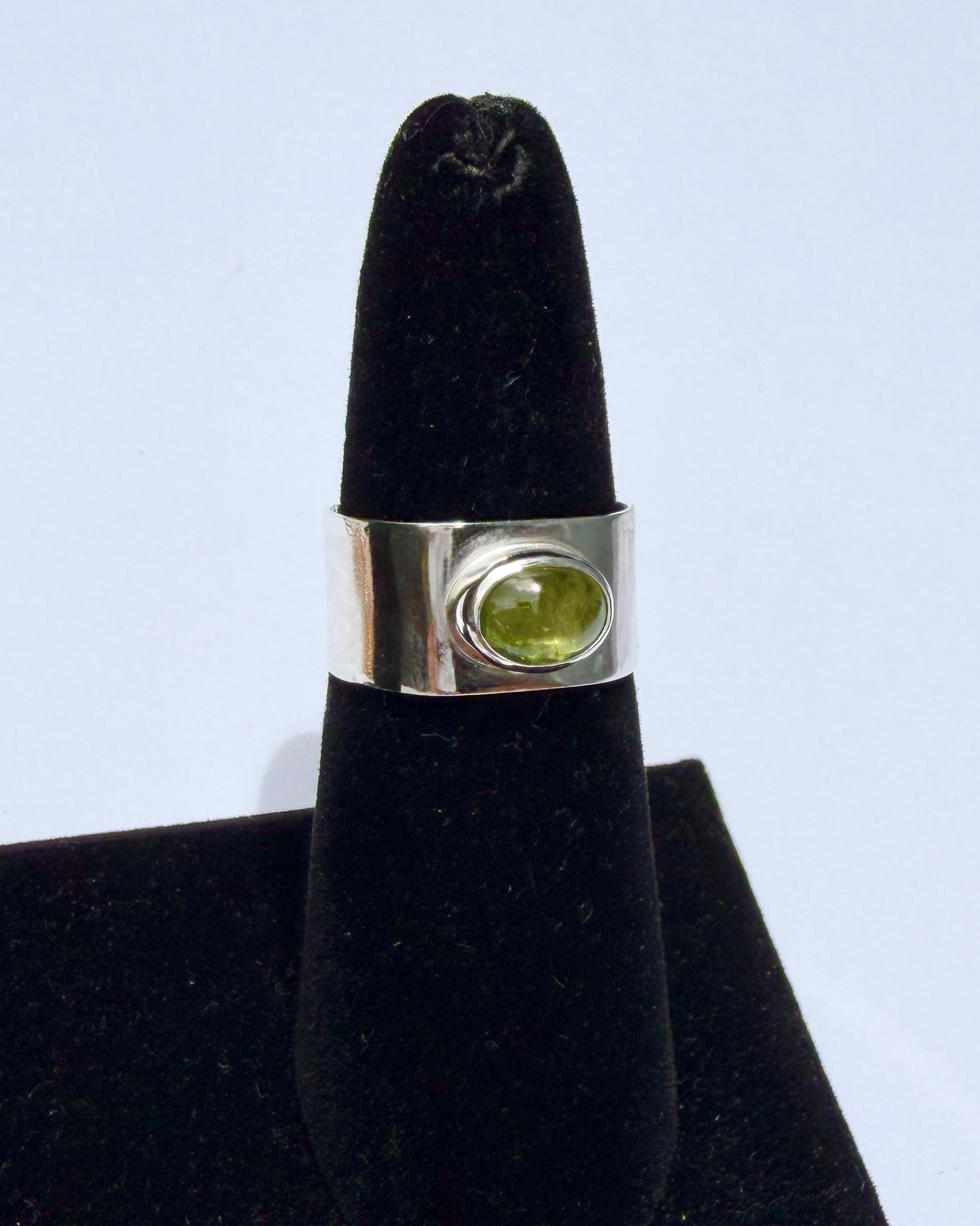 Lantern Ring - Green Apatite